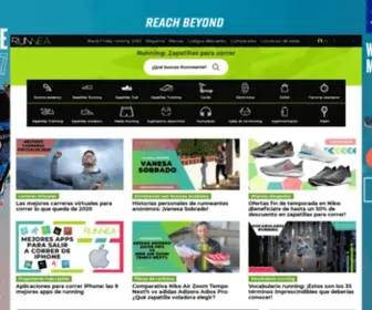 Runnea.com(Entrenador personal running online y comparador de zapatillas) Screenshot