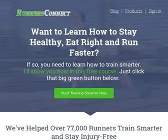 Runnersconnect.net(The #1 Resource to Help You Train Smarter and Stay Injury) Screenshot