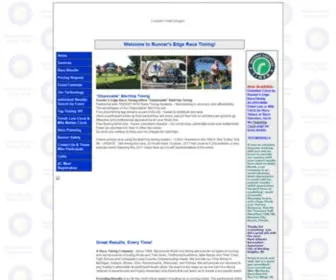 Runnersedgeracetiming.com(Runners Edge Race Timing) Screenshot