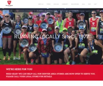 Runnersroost.com(Colorado's Premier Running Store) Screenshot