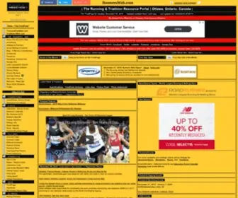 Runnersweb.com(Runners Web and Triathlete's Web) Screenshot