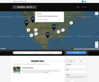 Running-Water.com(Swimming Holes) Screenshot