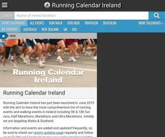 Runningcalendar.ie(Running Calendar Ireland) Screenshot