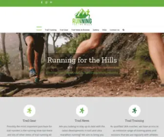 Runningforthehills.com(Trail Running Advice and News from Running for the Hills) Screenshot