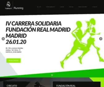 Runningfundacionrealmadrid.es(Running Fundacion Real Madrid) Screenshot