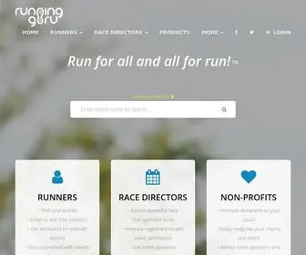 Runningguru.com(Running Guru Official Site) Screenshot