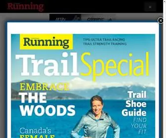 Runningmagazine.ca(Canadian Running Magazine) Screenshot