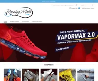 Runningmalls.com(Shop Running Shoes) Screenshot