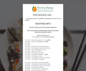 Runningpapaya.de(RunningPapaya Kochschule Berlin) Screenshot