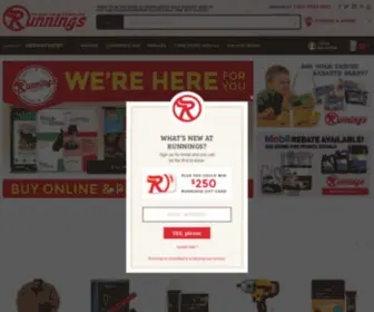 Runnings.com(Your Home) Screenshot