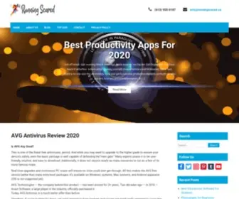 Runningscared.ca(Keep Running) Screenshot