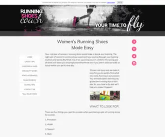 Runningshoescoach.com(Women’s Running Shoes) Screenshot