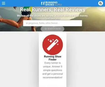 Runningshoesguru.com(Running Shoes Reviews and Buying Guide) Screenshot