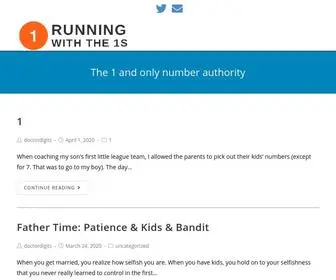 Runningwiththe1S.com(The 1 and only number authority) Screenshot