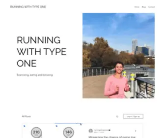 Runningwithtypeone.com(Running With Type One) Screenshot