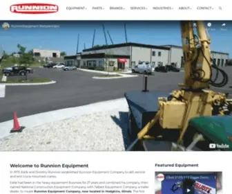 Runnionequipment.com(Runnion Equipment Company) Screenshot
