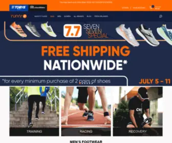 Runnr.com.ph(The leading running specialty store in the Philippines) Screenshot