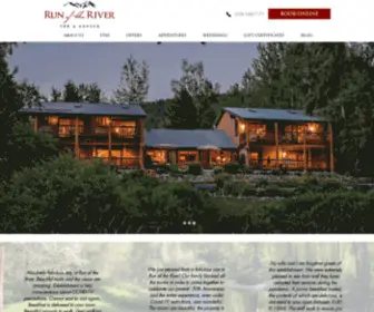 Runoftheriver.com(Leavenworth Washington Bed and Breakfast) Screenshot