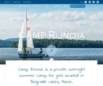 Runoia.com(Camp Runoia) Screenshot