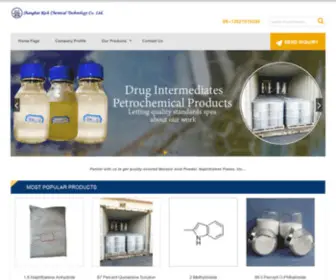 Runqichem.com(HUANGHUA XINNUOLIXING FINE CHEMICAL STOCK CO. LTD) Screenshot