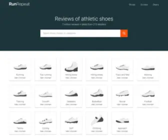 Runrepeat.com(Reviews of Running Shoes) Screenshot