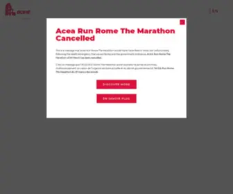 Runromethemarathon.com(RUN ROME THE MARATHON) Screenshot