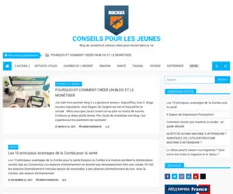 Runruckus.com(Conseils pour les jeunes) Screenshot