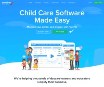 Runsandbox.com(Sandbox the Child Care Software that's easy to use) Screenshot