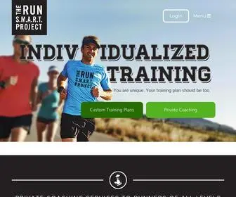 Runsmartproject.com(Personal training) Screenshot