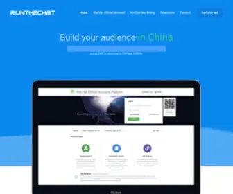 Runthechat.com(WeChat Marketing And Chinese Translation Services) Screenshot