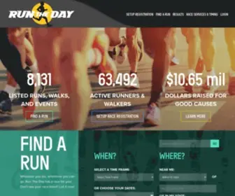Runtheday.com(Run the Day) Screenshot