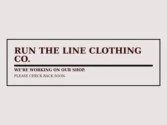 Runthelineclothing.com(RUN THE LINE CLOTHING CO) Screenshot