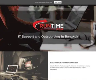 Runtimeasia.com(RunTime Co) Screenshot