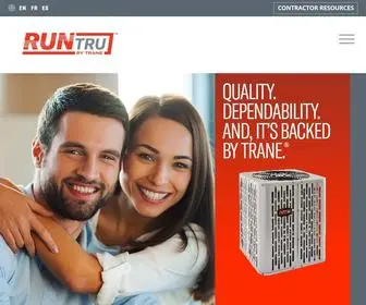 Runtruhvac.com(RunTru Heating & Air Conditioning) Screenshot