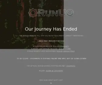 Runuo.com(RunUO is coming back) Screenshot