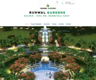 Runwal-Gardens-Dombivali-East.co.in(Runwal Gardens Dombivali East) Screenshot