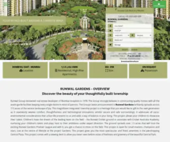 Runwalgardensdombivli.co(Runwal Gardens Phase 1) Screenshot