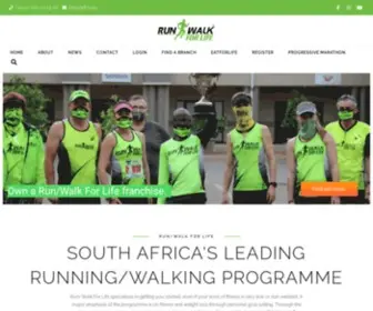 Runwalkforlife.co.za(Get Active) Screenshot