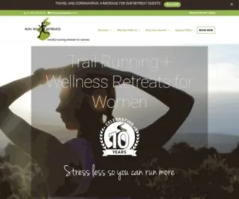 Runwildretreats.com(Run Wild Retreats) Screenshot