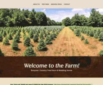 Runyanscountrytreefarm.com(Christmas Tree Farm) Screenshot