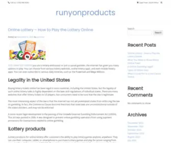 Runyonproducts.com(runyonproducts) Screenshot