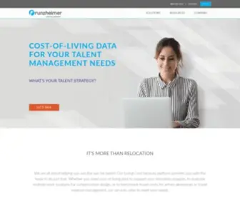 Runzheimer.com(Motus mobile workforce management software) Screenshot