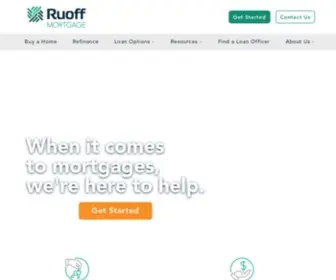 Ruoff.com(Find out why Ruoff Home Mortgage) Screenshot