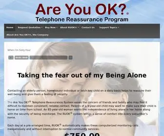 Ruok.com(Telephone Reassurance System) Screenshot