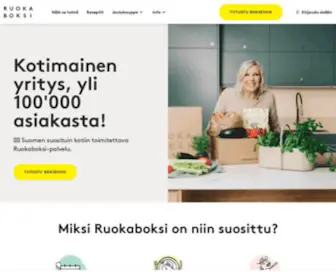 Ruokaboksi.fi(Etusivu) Screenshot