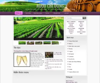 Ruouchidung.com(Website Rượu Chí Dũng) Screenshot