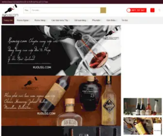 Ruousg.com(Shop Rượu Ngoại nhập khẩu cao cấp giao tận nơi giá tốt) Screenshot