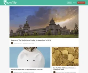 Rupeetip.com(Financial Freedom Blog For Indians) Screenshot