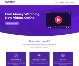 Rupeetub.com(Earn Money by Watch Videos Online) Screenshot