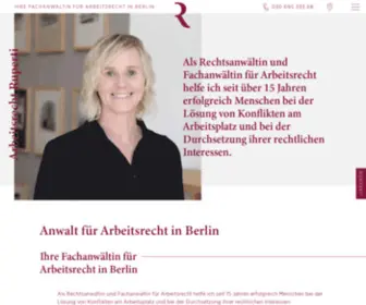 Ruperti-Arbeitsrecht.de(Fachanwältin für Arbeitsrecht) Screenshot